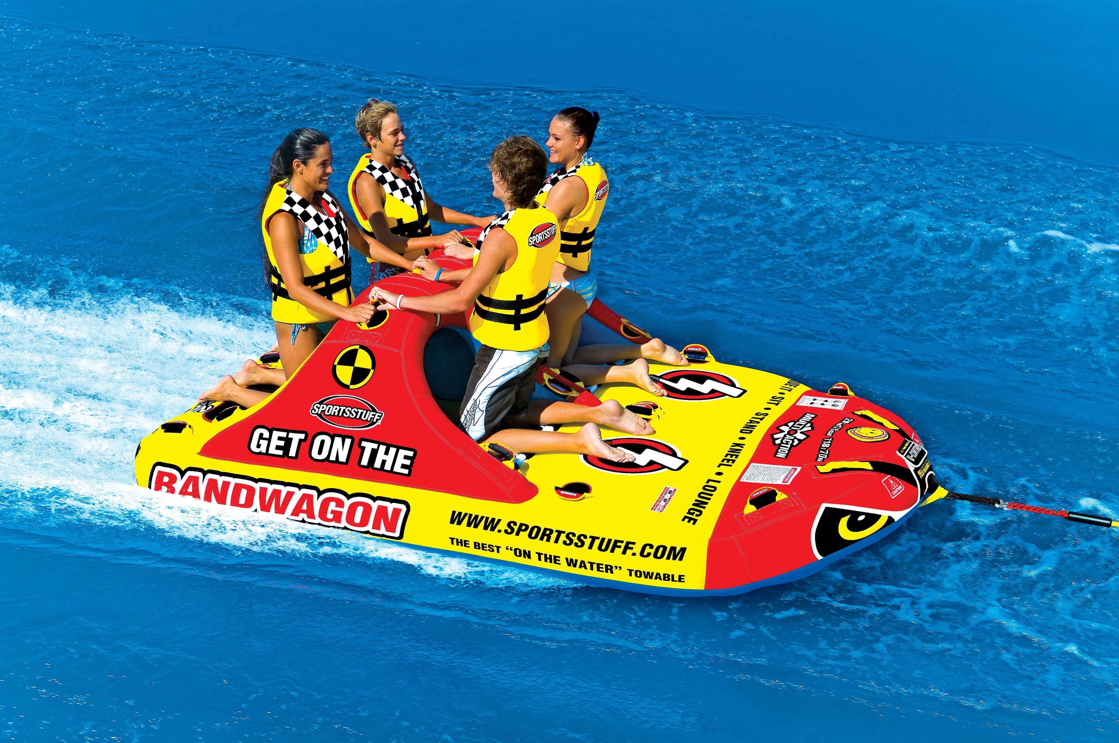4 Rider Towable Inflatable Water Tube X49298