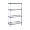 24 x 36 x 86 in. Electroplating Starter Shelf Unit, Silver A155397