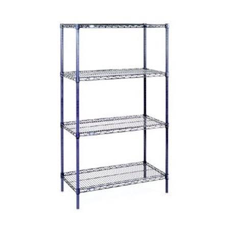 24 x 36 x 86 in. Electroplating Starter Shelf Unit, Silver A155397