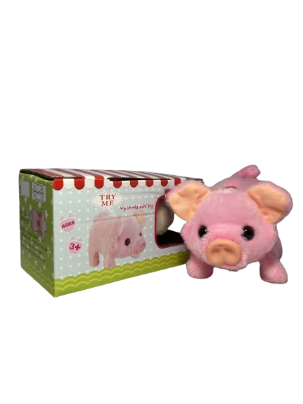 Plush Baby Mini Pig in Random Color Q9037