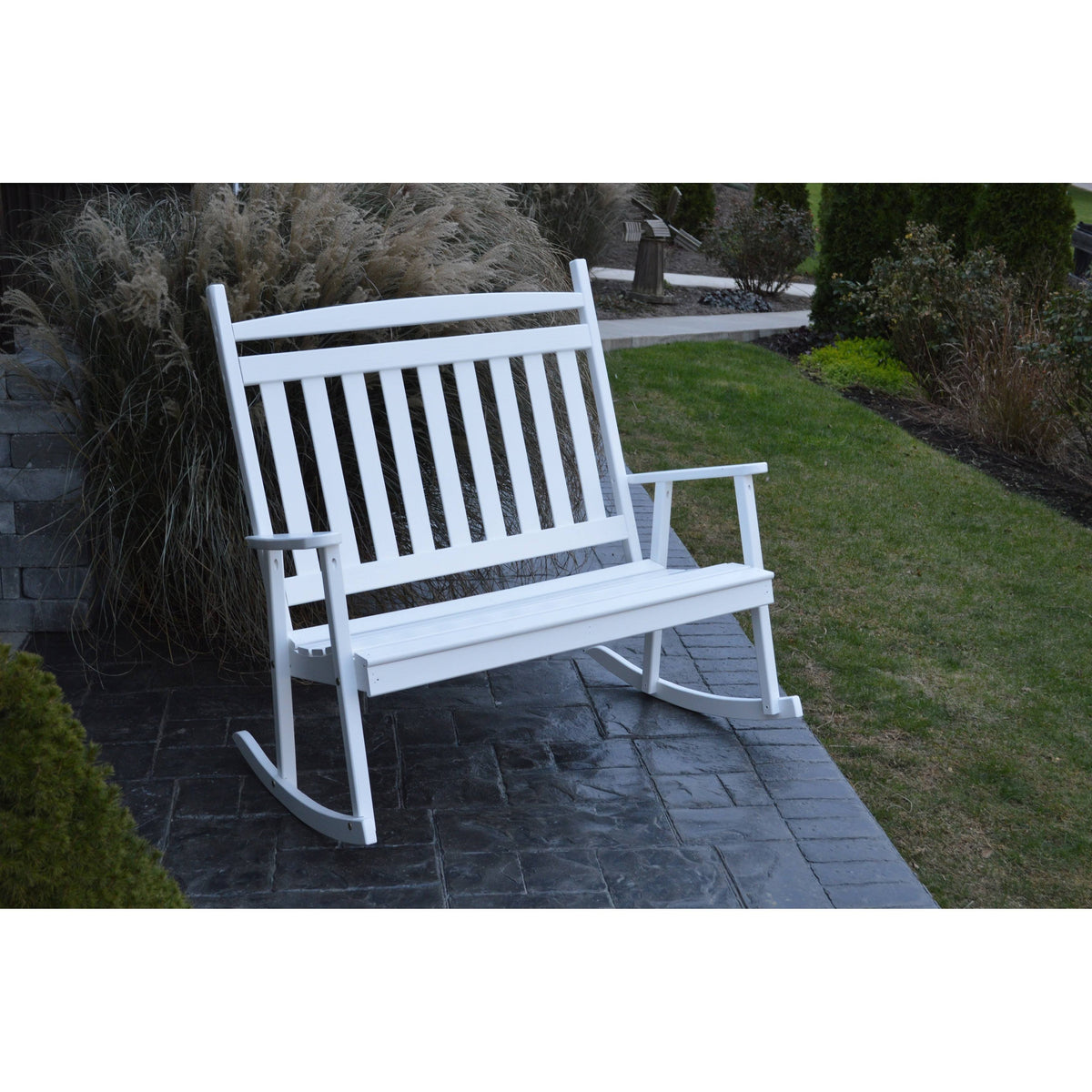 Caribbean Blue Porch Rocker D24130