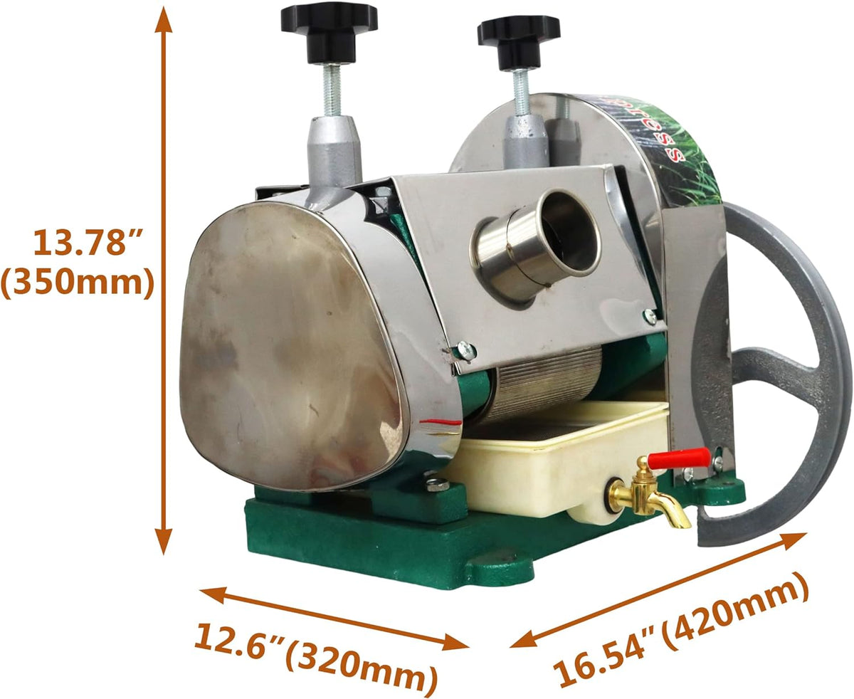 Manual Sugarcane Juice Extractor with Stainless Steel Shell Z8240