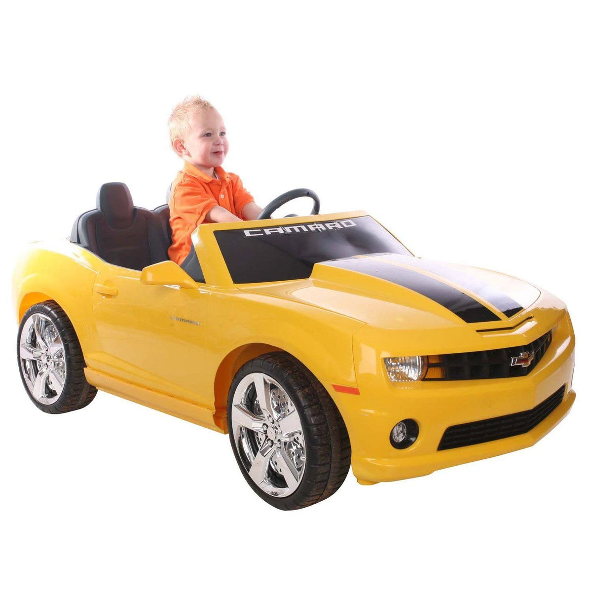 12V Two Seater Ride-On Car, Yellow A848192