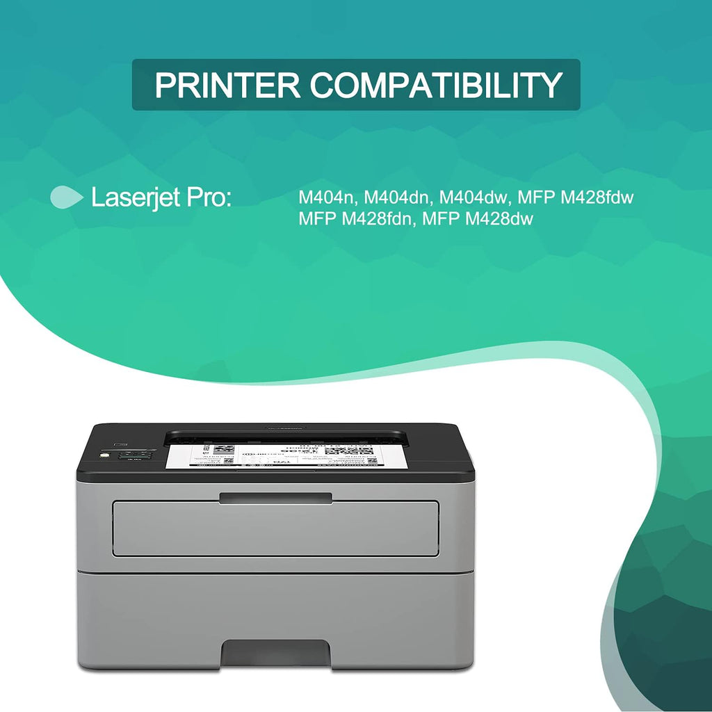 Black 2-Pack Compatible Toner Cartridge for HP 58A CF258X P521