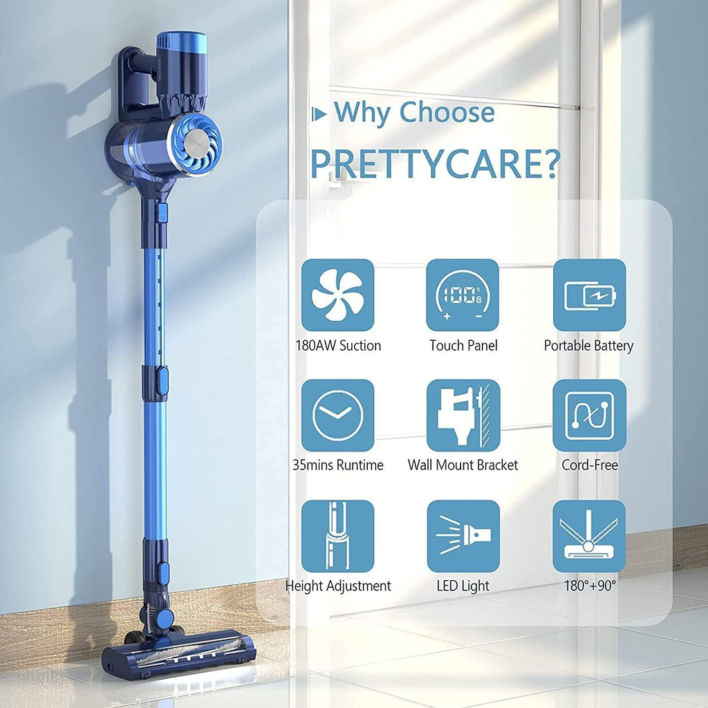 4 in 1 Cordless Stick Vacuum with Detachable Battery D50281