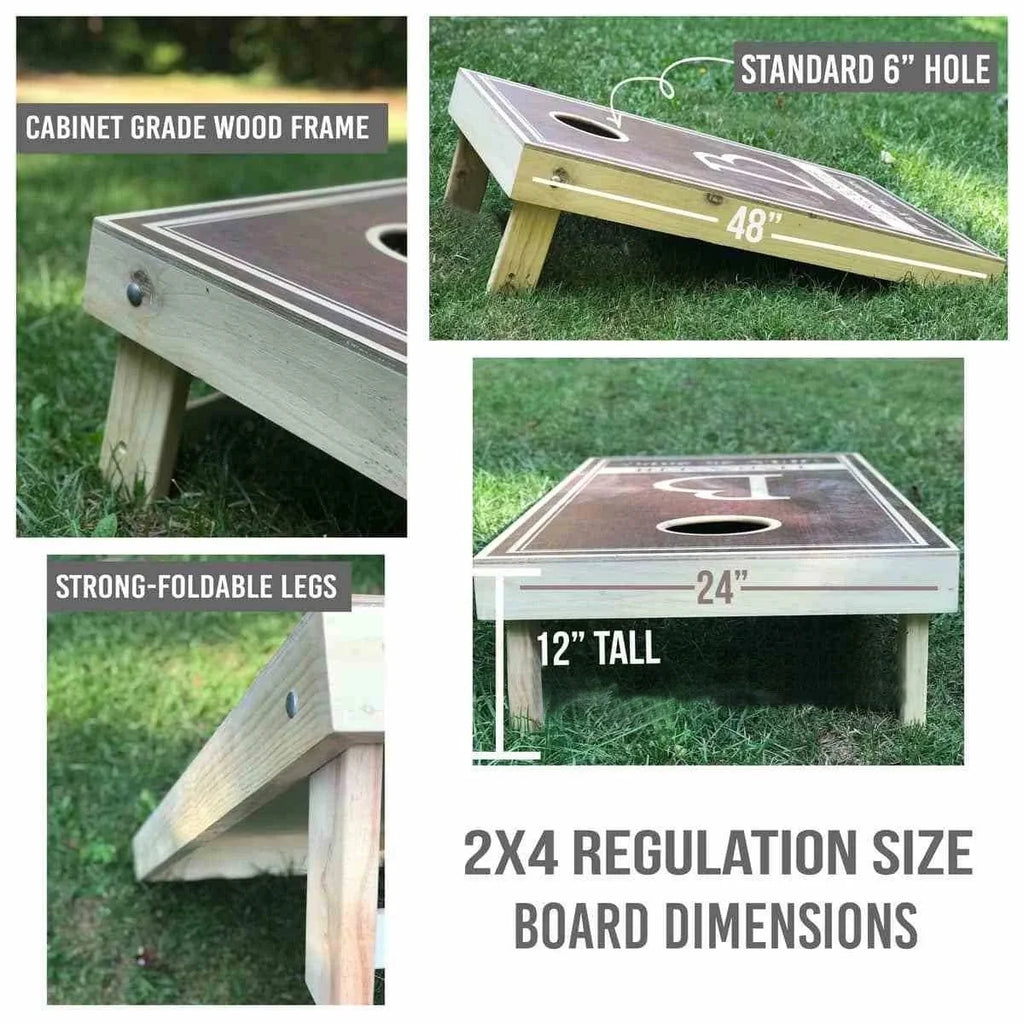 Solid Wood Cornhole Board Set P581