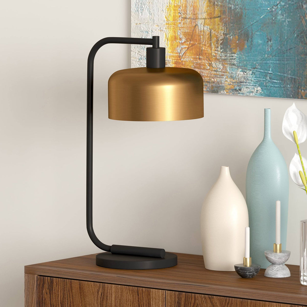 Antique Brass Table Lamp V684214