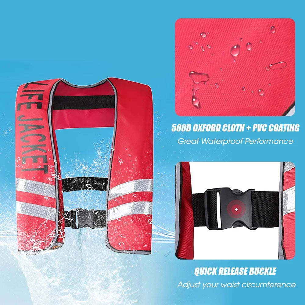 Adult Safety Float Suit for Water Sports Survival Jacket U58448