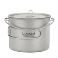 Titanium Cup With Lid And Handle 750ml/900ml/1100ml J14174