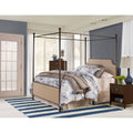 Bronze Finish King Canopy Bed Set W3963