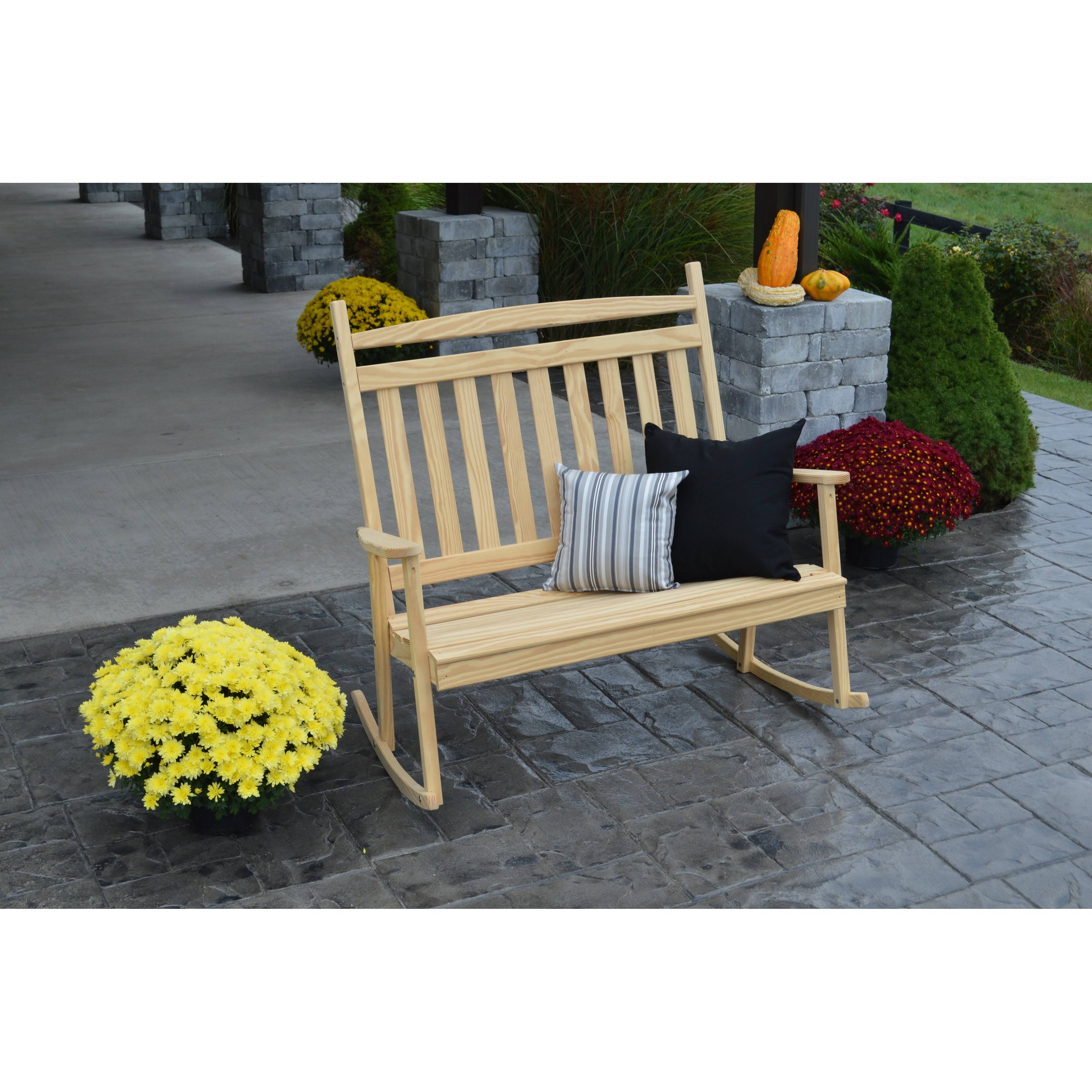 Caribbean Blue Porch Rocker D24130