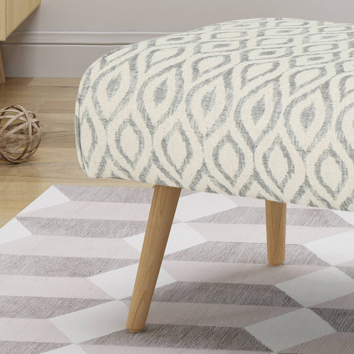 Black Ottoman D1400