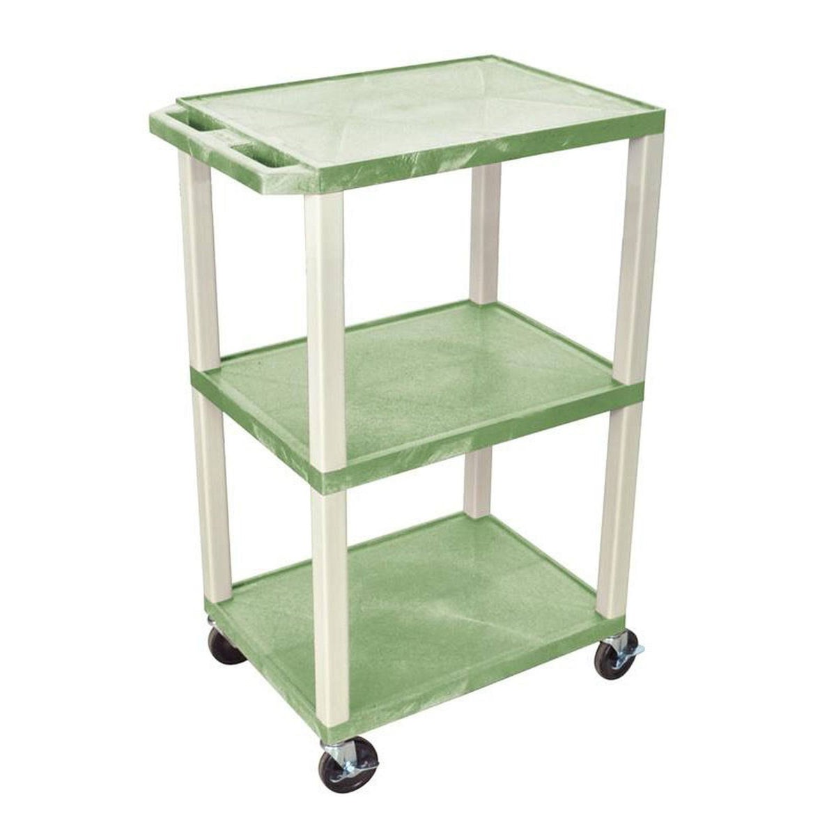 Green 42" Utility Cart Table with Electrical Z22602