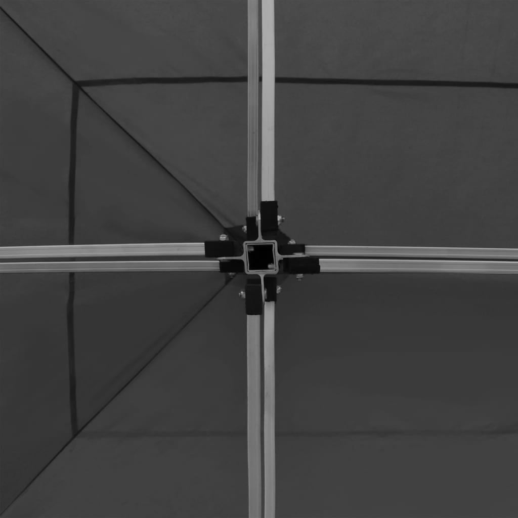 Aluminum Folding Party Tent with Walls 19.7'x9.8' Anthracite X2862