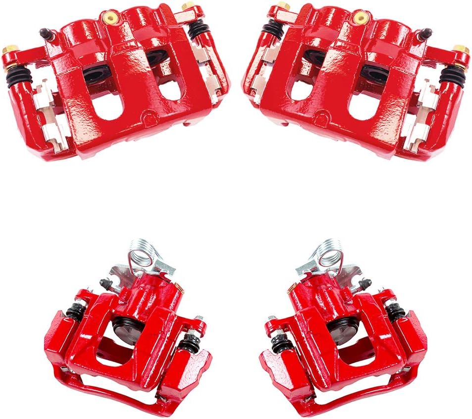 Red Powder Coated Caliper Assembly Set Kit X16391