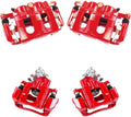 Red Powder Coated Caliper Assembly Set Kit X16391
