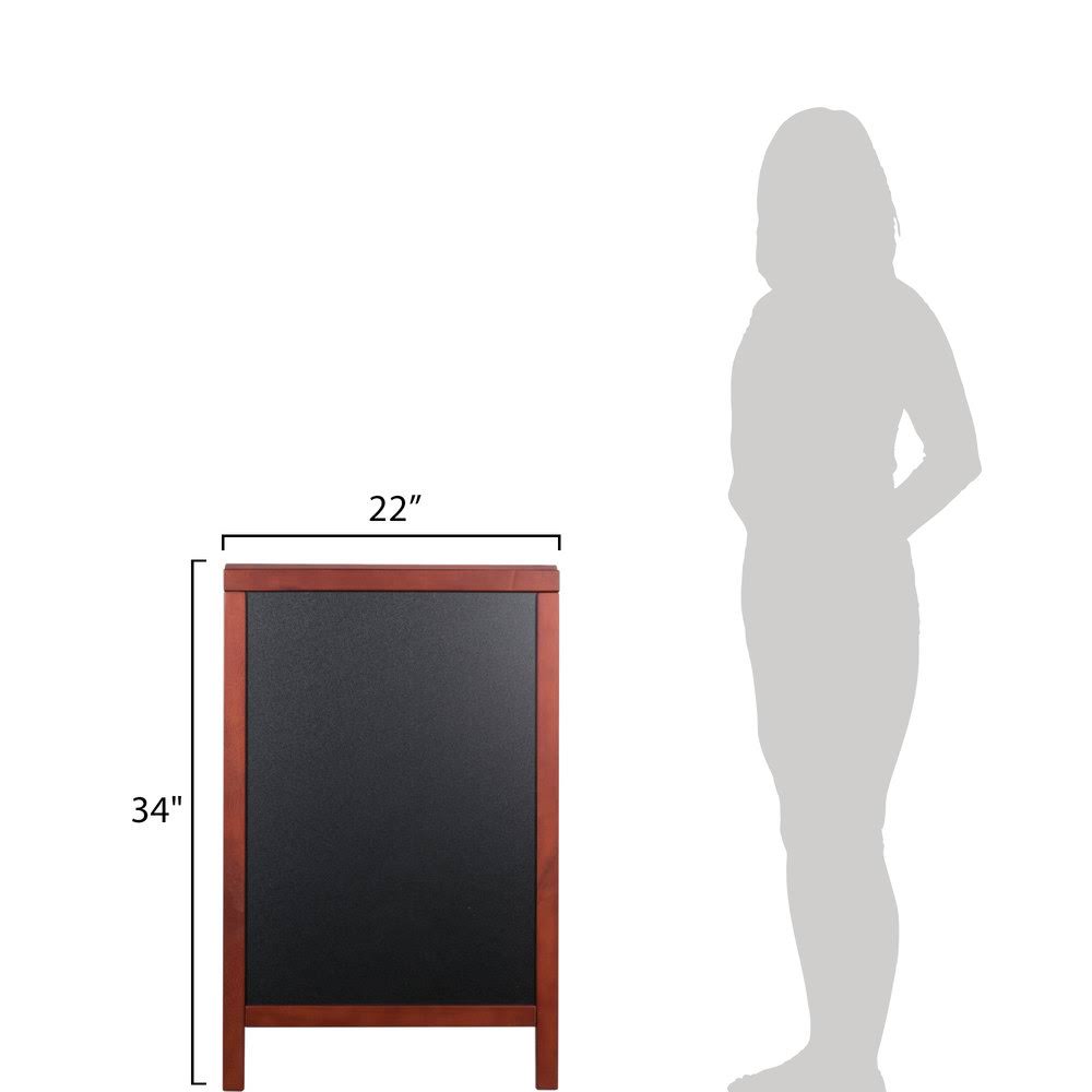 Mahogany Sandwich Board, 22 x 34 in Q368797