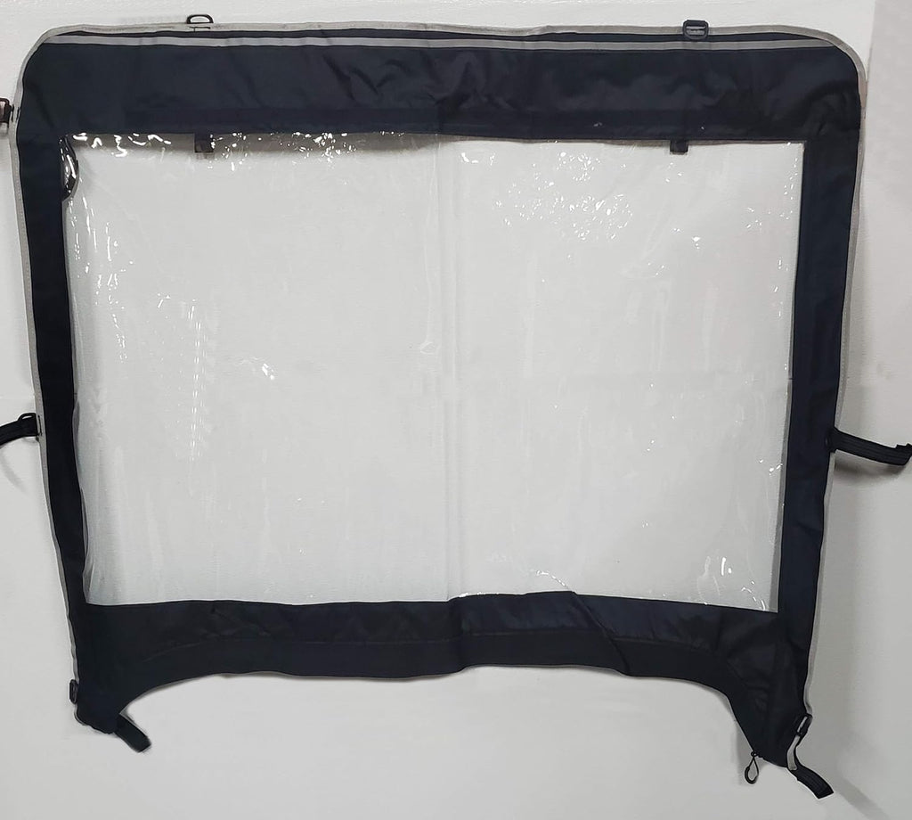 Fabric Vinyl Clear Windshield for Polaris Ranger 500 UTV Pack of 2 B7728