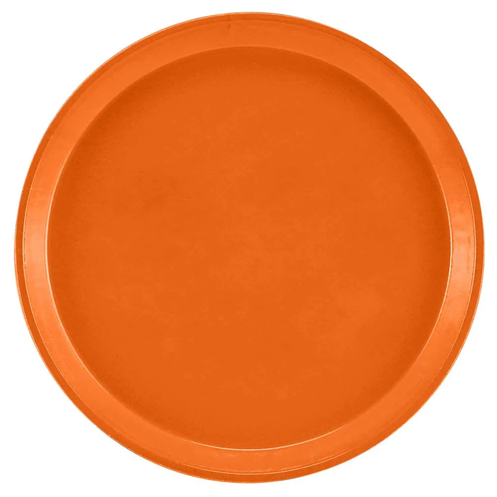 11x22 Round Fiberglass Serving Tray W607