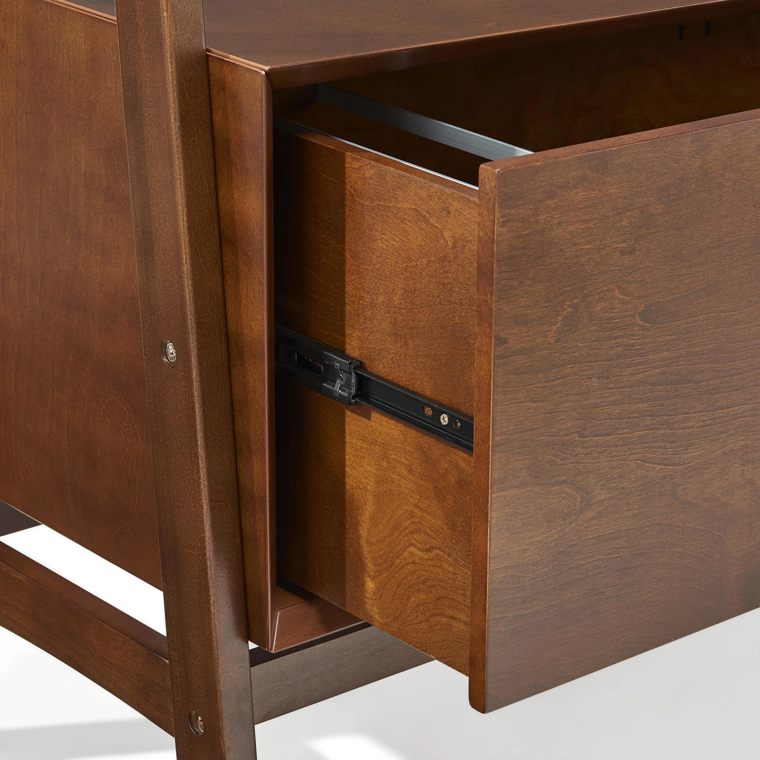 Mahogany Wood 4 Shelf Etagere Bookcase I35605