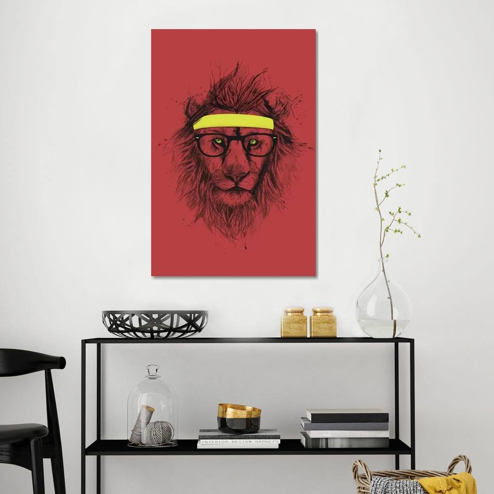 Red Canvas Wall Decor Prints D239641