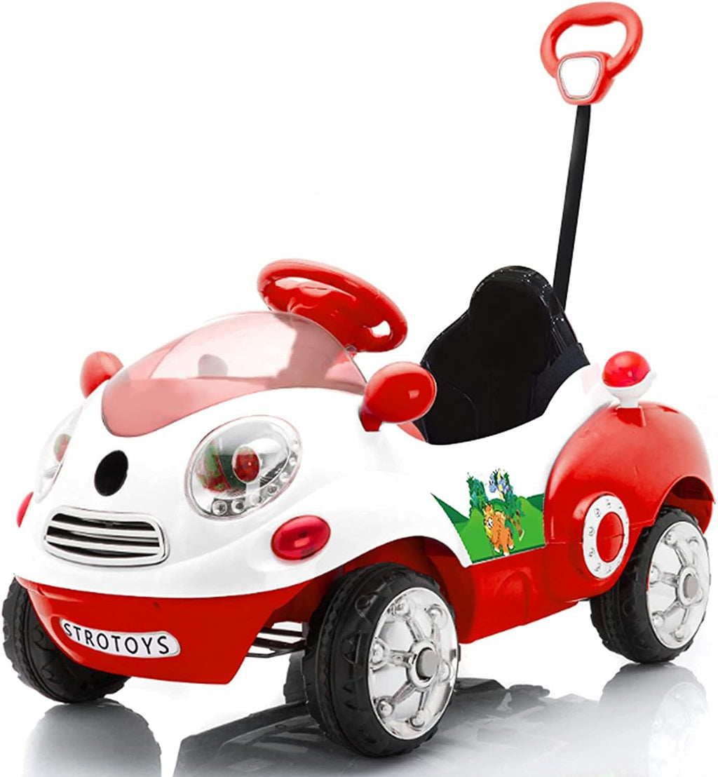 Blue Ride On Push Car with Remote Control Q584