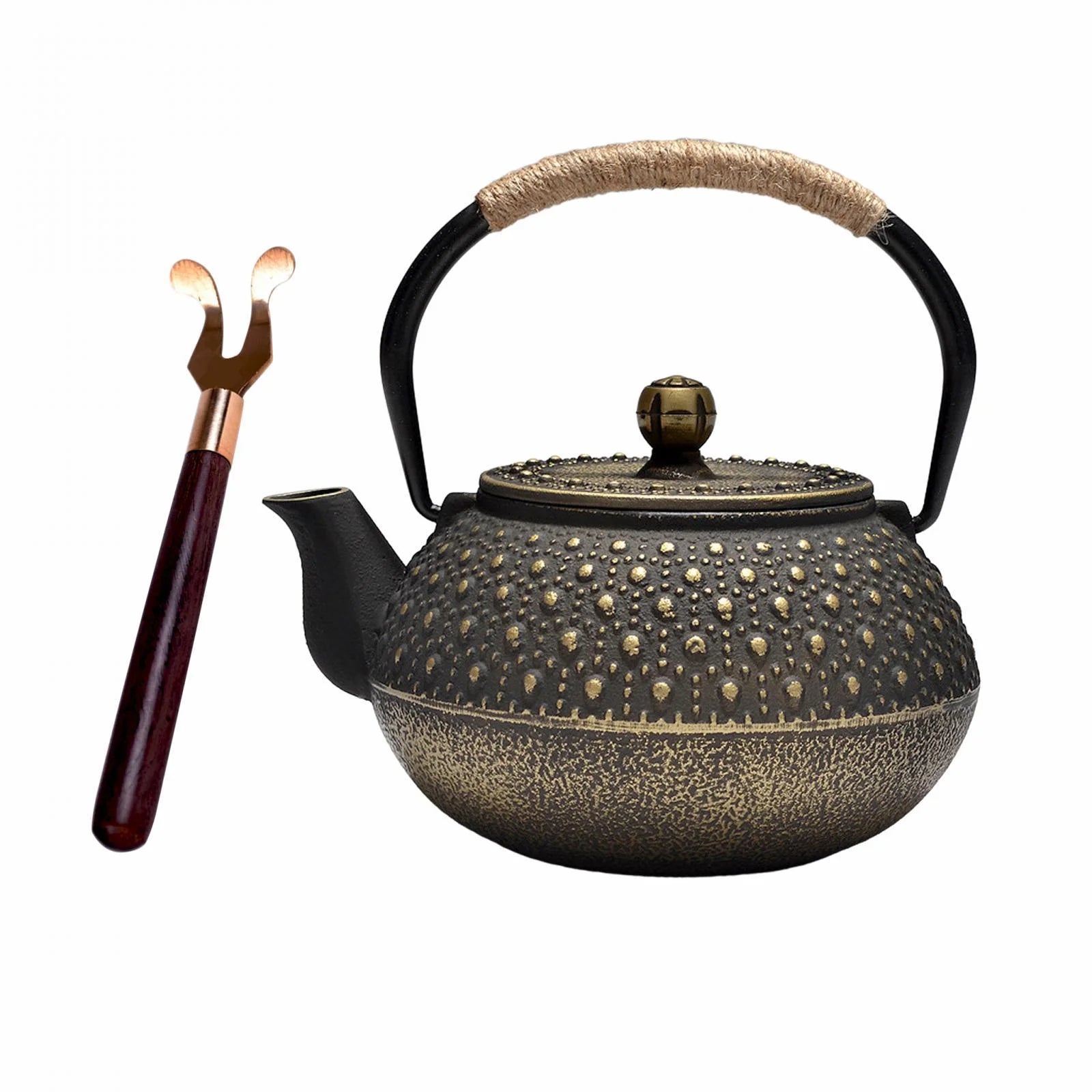 Cast Iron Teapot Farmhouse Tea Kettle C43508