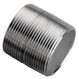 SS 316/316L Schedule 80 Seamless Extra Heavy Pipe Nipple 1-1/4xclose NPT Male E94248