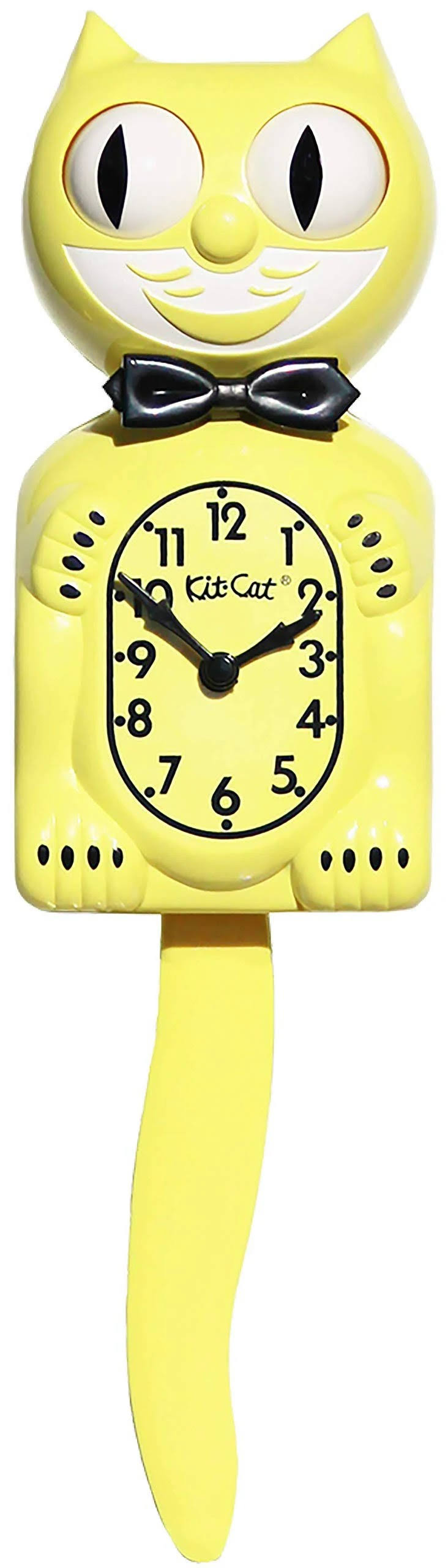 Gentlemen Majestic Yellow Wall Clock G8643