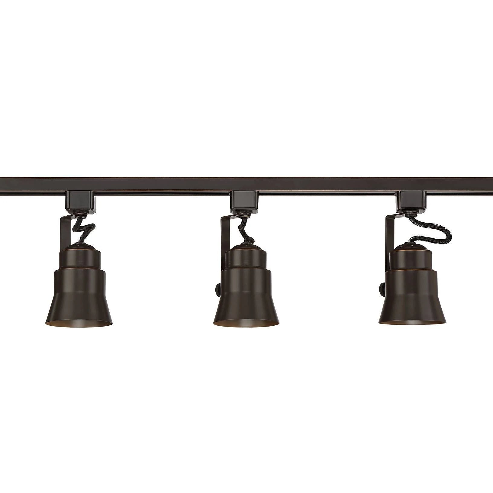 Bronze 3-Light LED Track Kit with Cord and Plug Connector Y183338