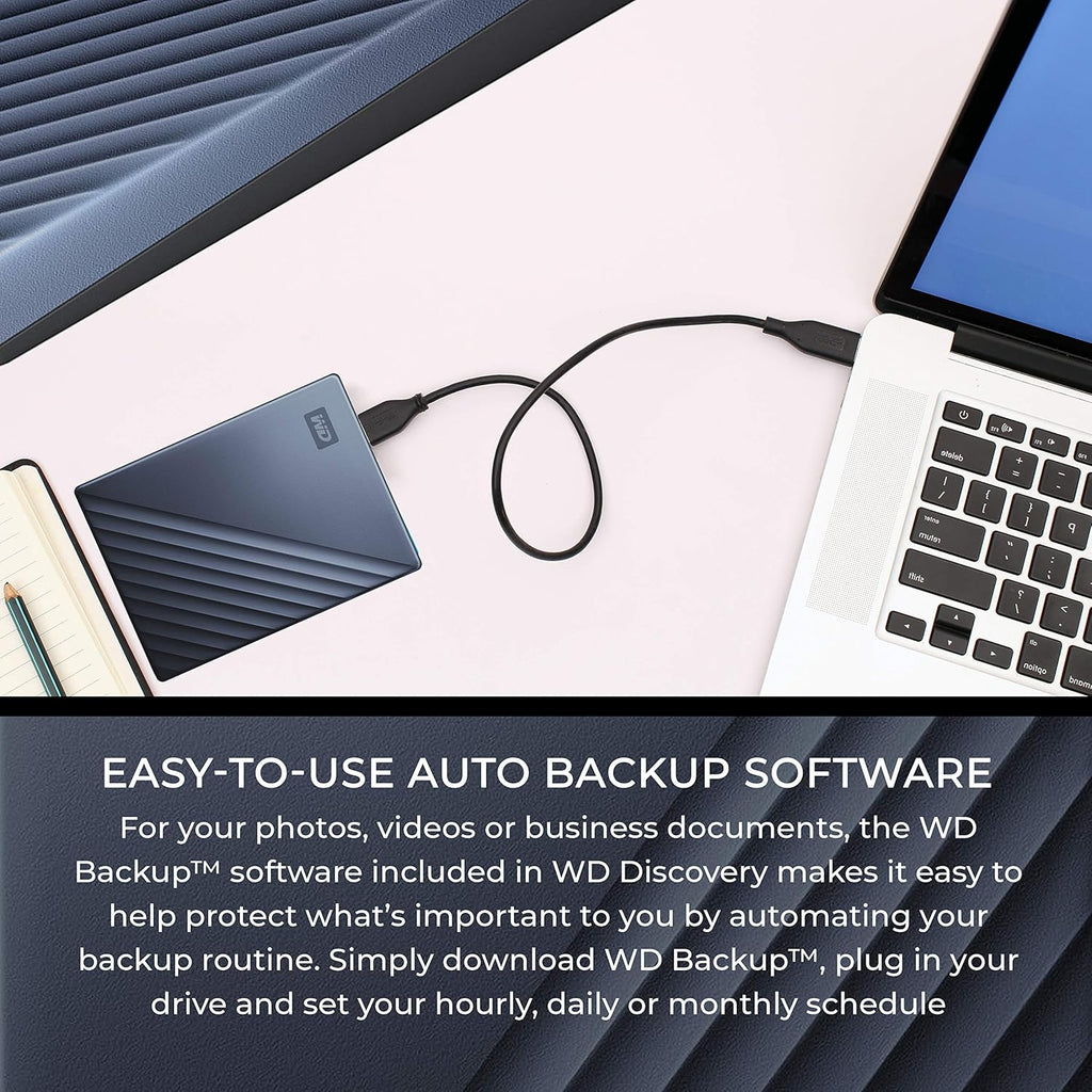 2TB My Passport Ultra USB 3.0 Type-C Slim Portable External Hard Drive L60226