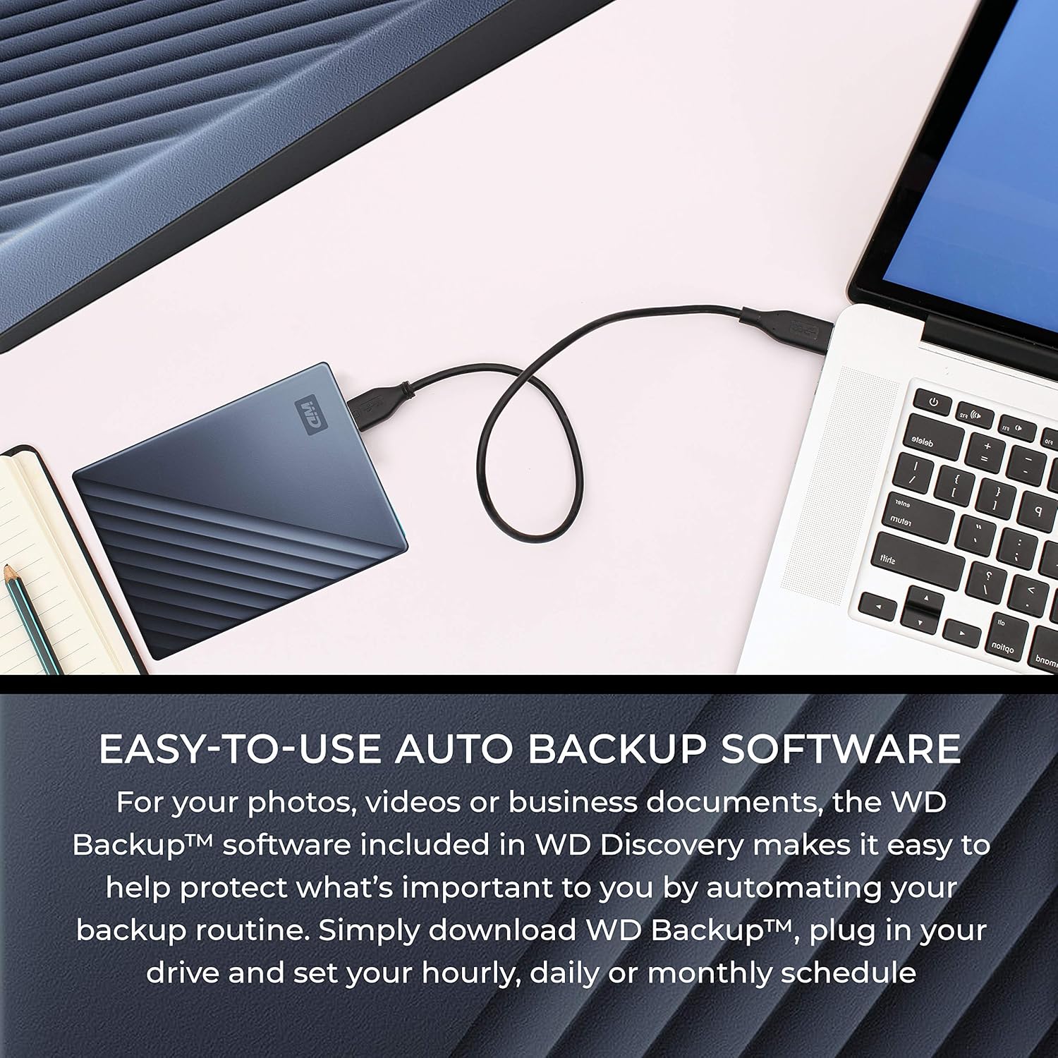 2TB My Passport Ultra USB 3.0 Type-C Slim Portable External Hard Drive L60226