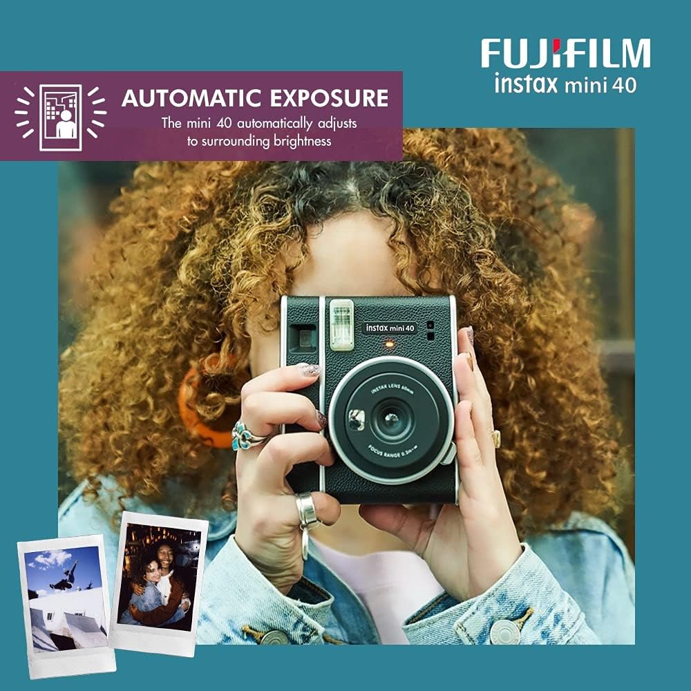 Instax Mini 40 Instant Film Camera with 20 Sheets Instant Mini Film B850982