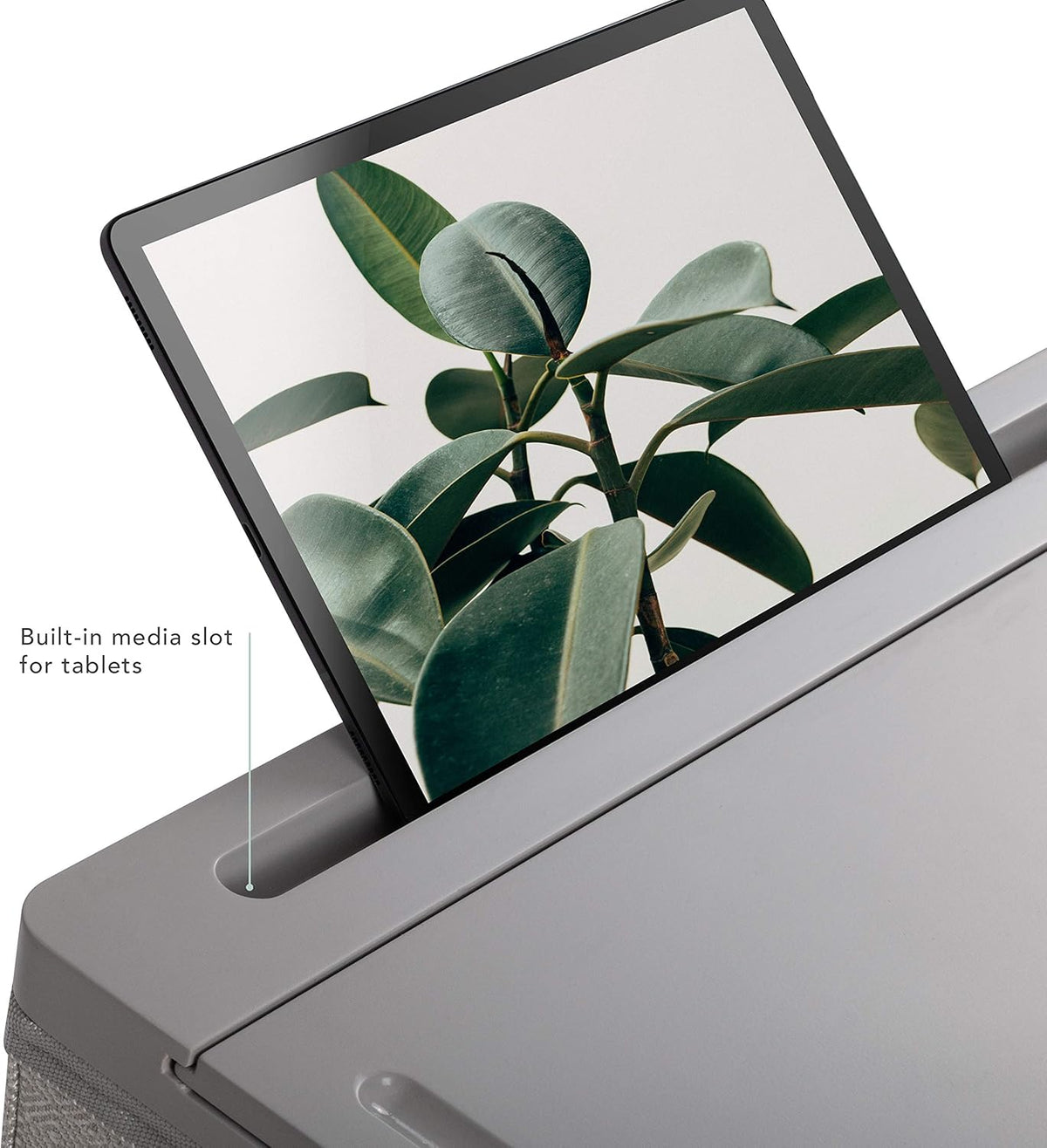 Calming Gray Storage Lap Desk with Sliding Lid, Pack of 2 M77719
