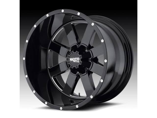 22x10 Gloss Black Milled Wheel S6209