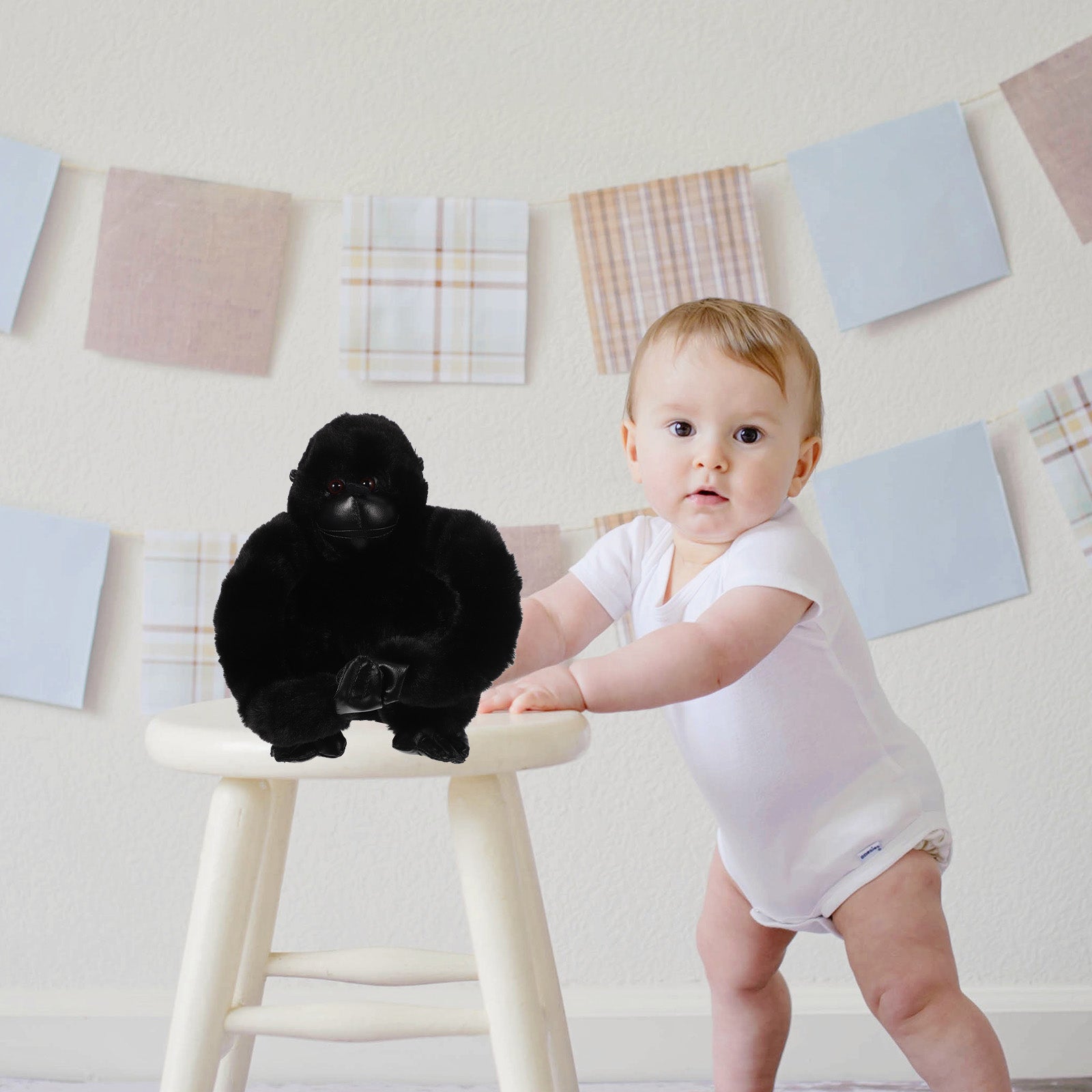 Large Plush Gorilla Stuffed Doll X6664