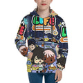 Zipper Hooded Sweatshirt Coat G655943