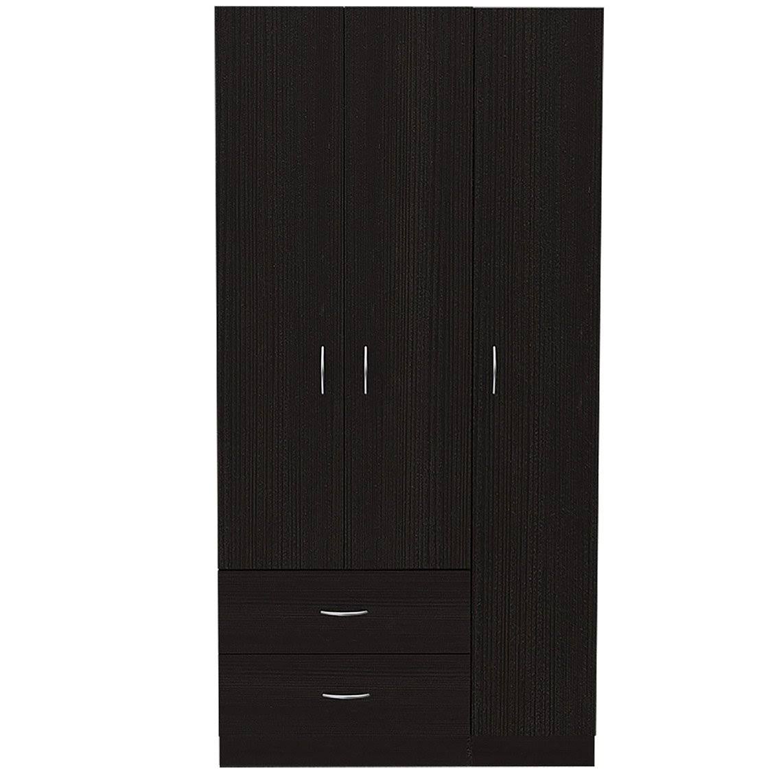 3 Door Armoire Espresso F1701
