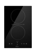 2 Burners Induction Cooktop Black Vitro Ceramic Glass D2666