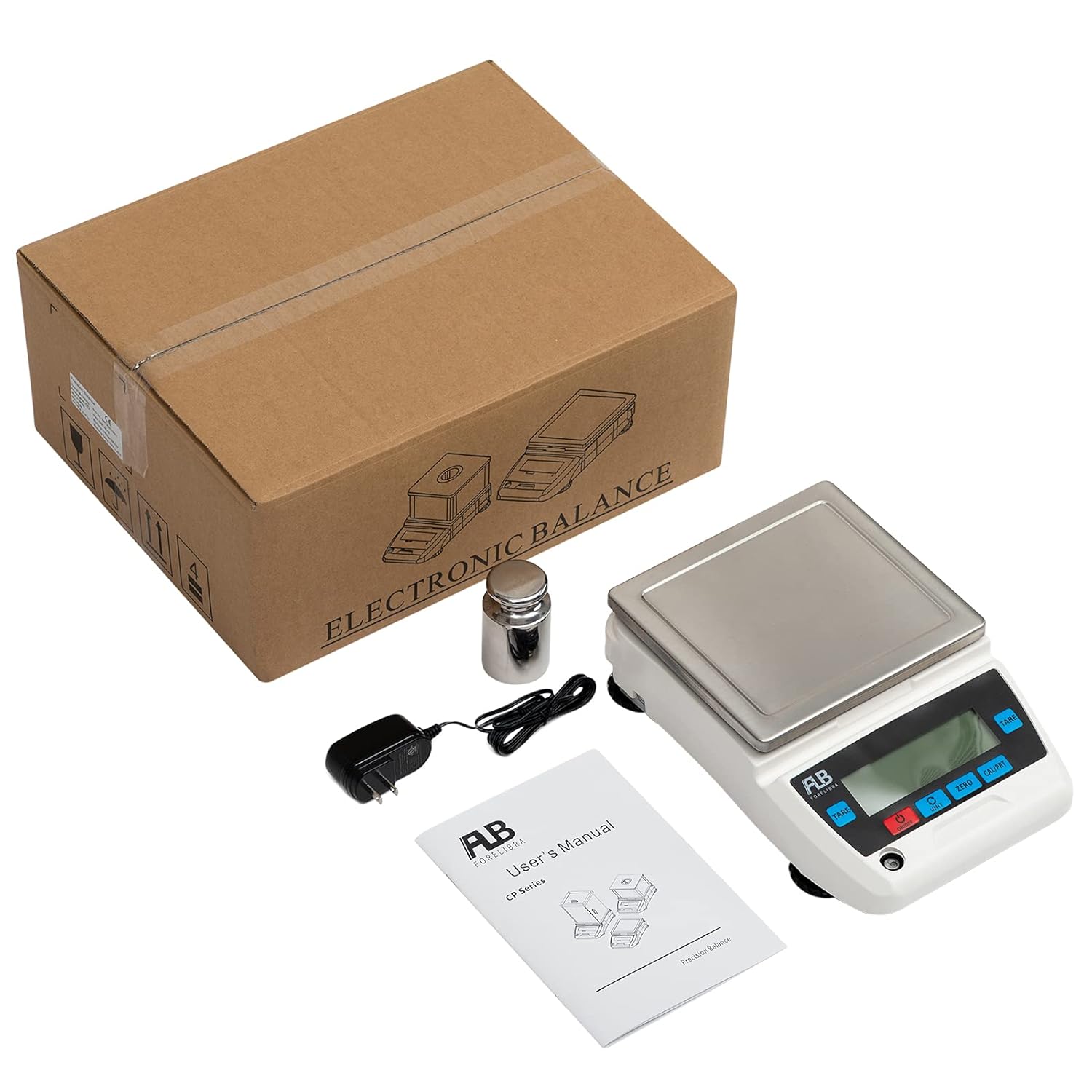 Lab Scale 5kg Precision Electronic Balance, 0.1g Readability E6310
