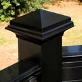 Black 4x4 Post Cap H594