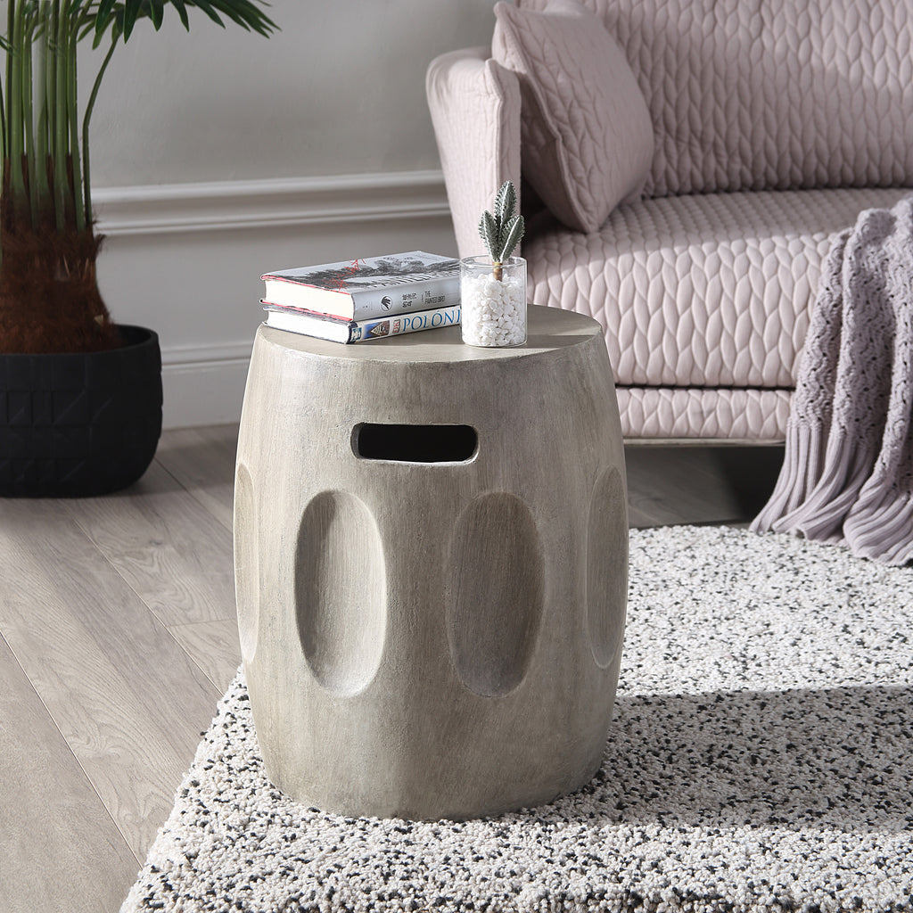 Concrete Accent Side Table B9449