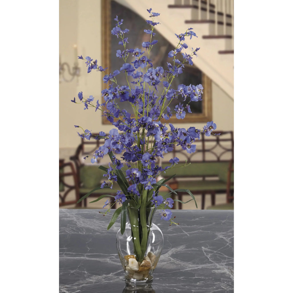 Purple Silk Flower Arrangement J7567