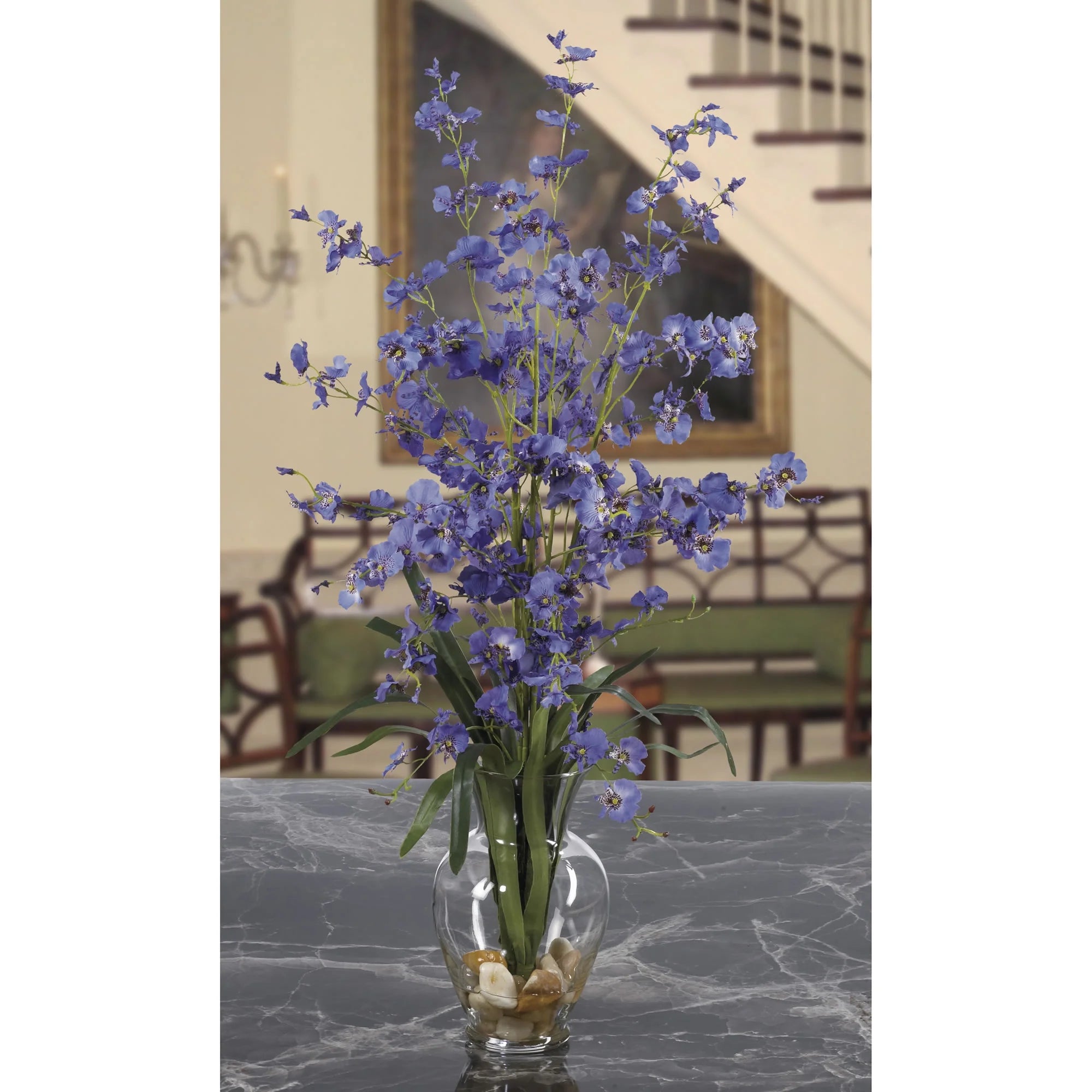 Purple Silk Flower Arrangement J7567