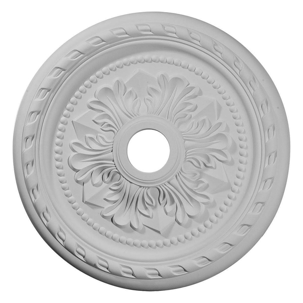 23 5/8x22OD x 3 5/8x22ID x 1 5/8x22P Hand-Painted Polished Copper Ceiling Medallion Y500342