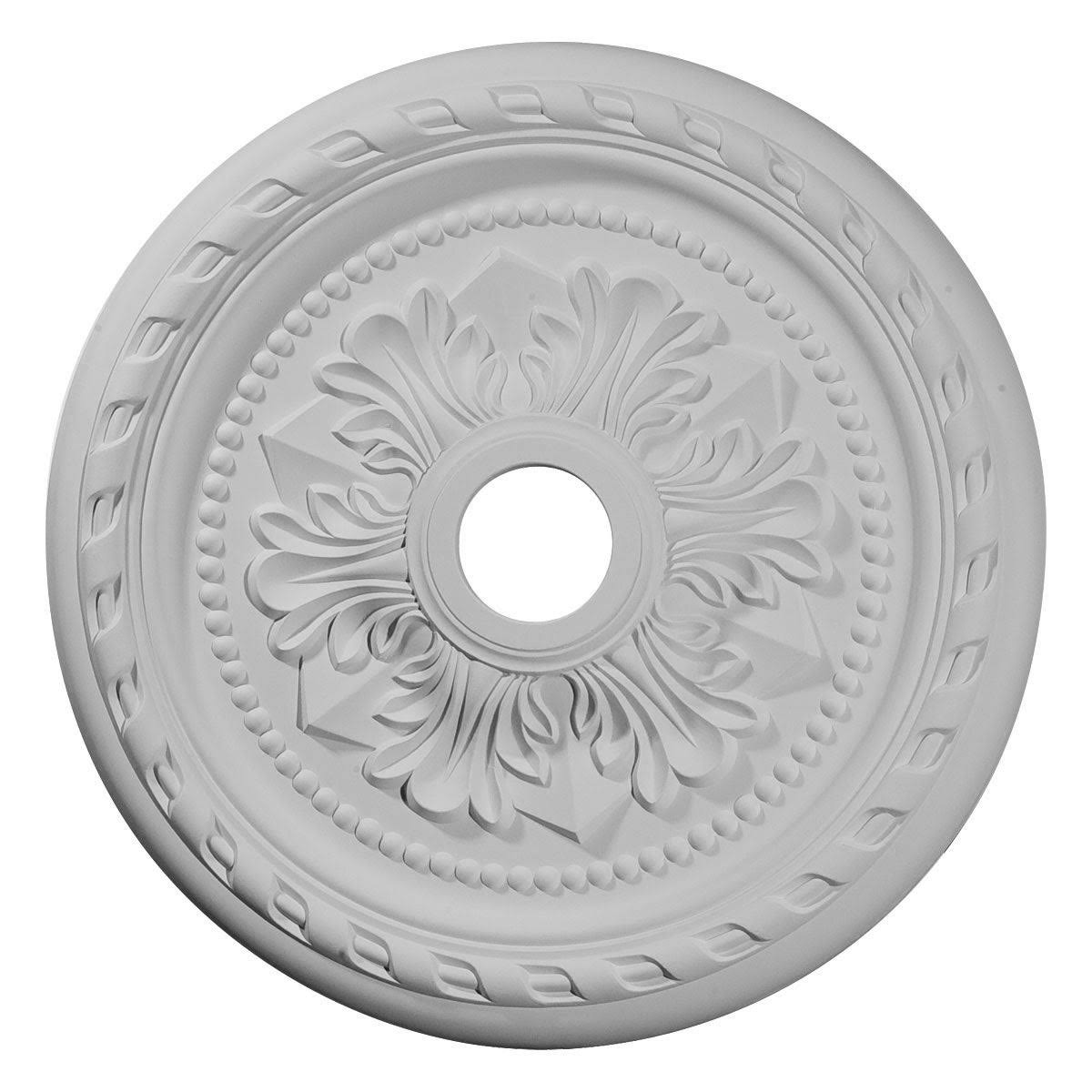 23 5/8x22OD x 3 5/8x22ID x 1 5/8x22P Hand-Painted Polished Copper Ceiling Medallion Y500342
