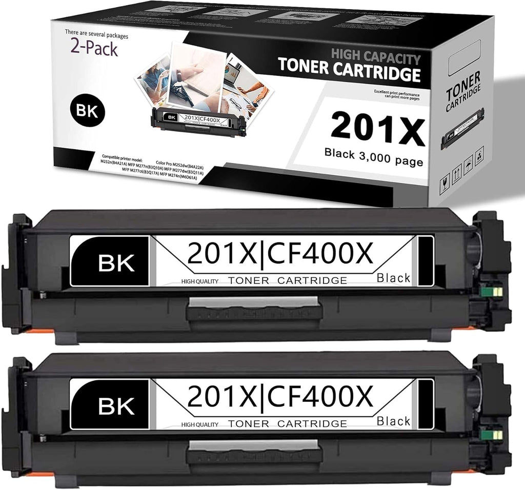 2 Pack Black Toner Cartridge W7559