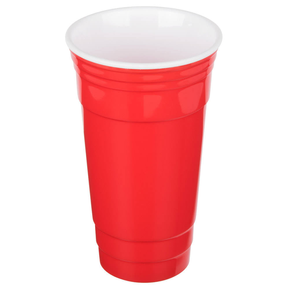 Red Reusable Plastic Tumbler C42170