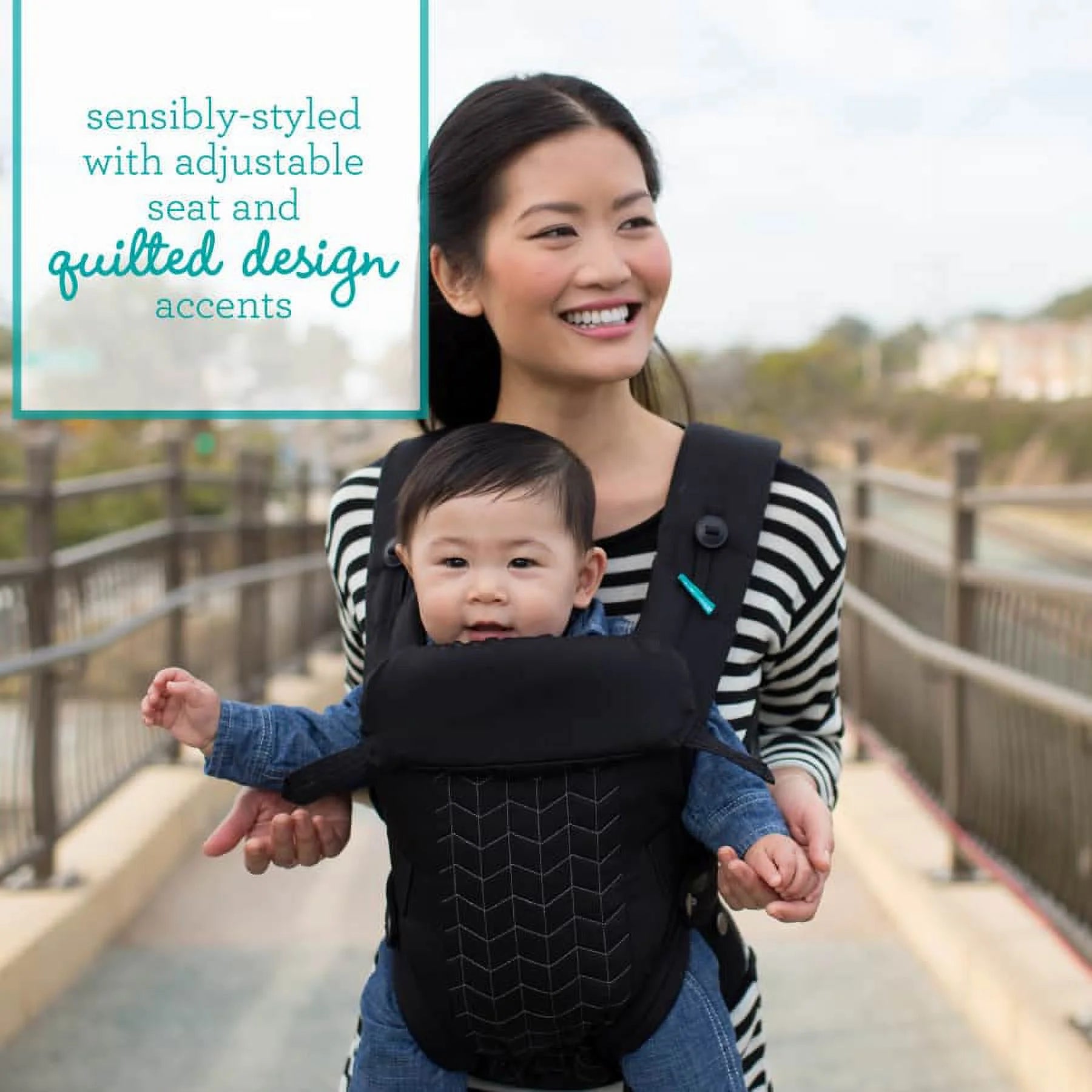 Black Convertible Baby Carrier J8293