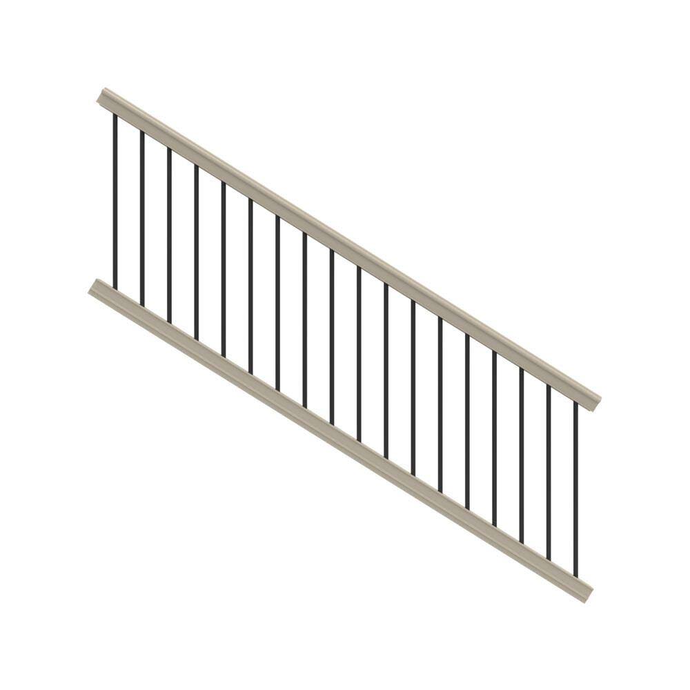Khaki W BK Alum Balusters Stair M231790